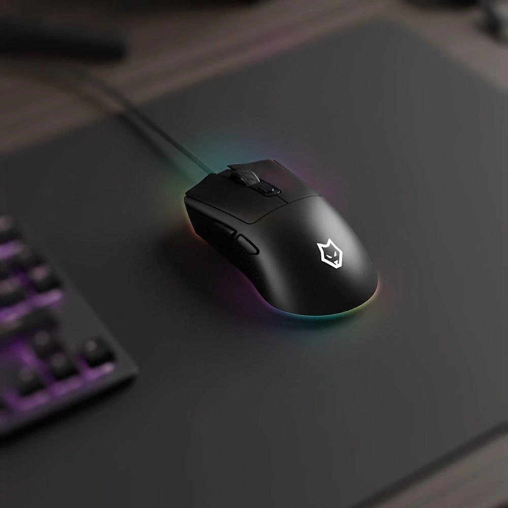 Mouse Gamer Husky Arrow, RGB, 16000 DPI, 7 Botões, Preto - HMS300PT