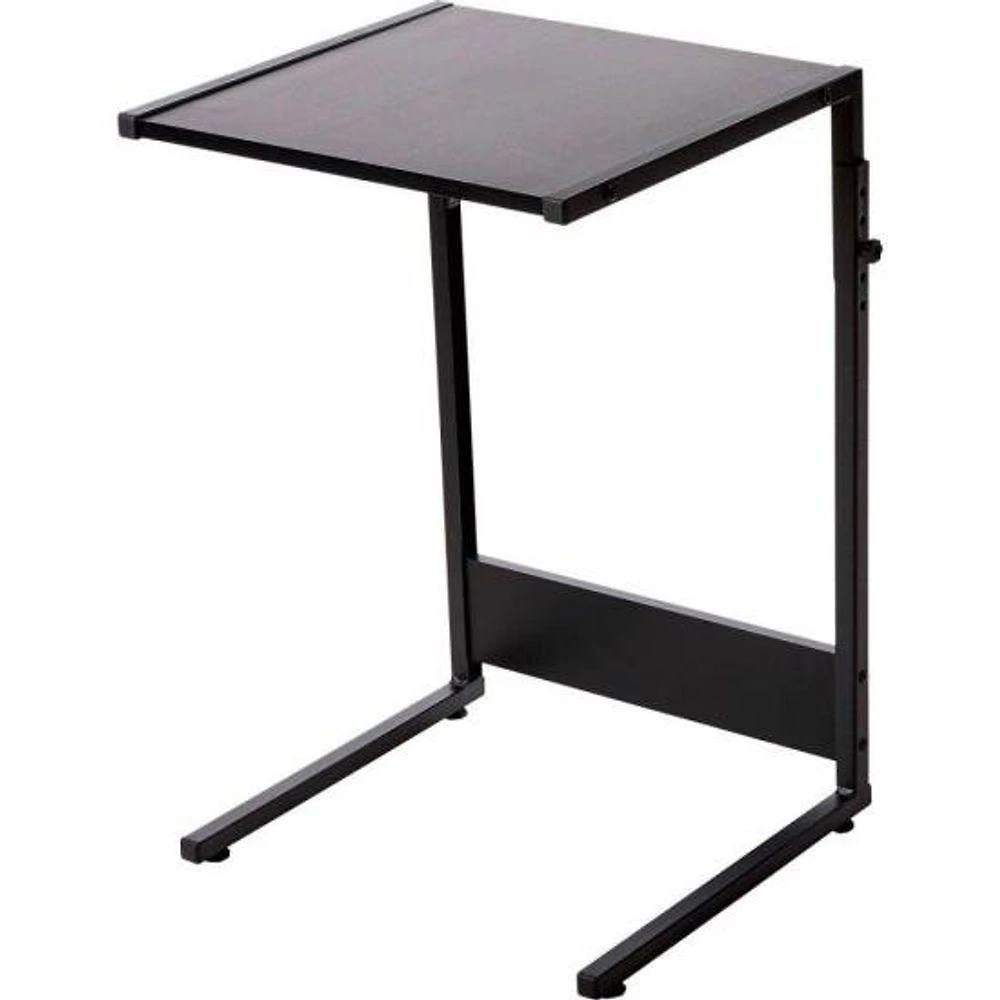 Mesa para Notebook Retangular Mesa Up sem Gavetas MDP Preto Multivisão