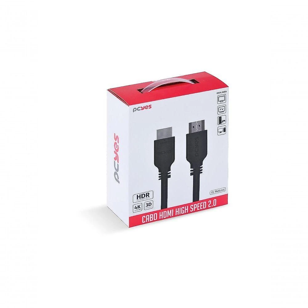 Cabo Hdmi 2.0 4k 30awg Puro Cobre 15 Metros - Phm20-15