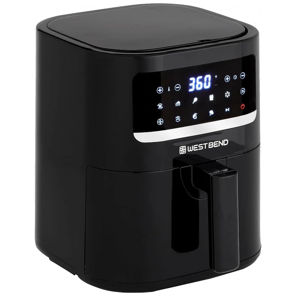 Fritadeira Elétrica Airfryer 4,7L com Controle Digital, 10 Predefinições de Cozimento e Cesta Antiaderente, 110V 15...