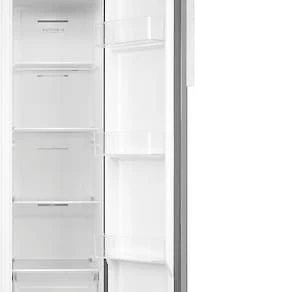 Miniatura Geladeira Midea Side by Side MDR-S598FGA041 Frost Free com Painel Touch, Função Turbo e Conectividade Via App- Cor Inox Claro - 442 litros 110V