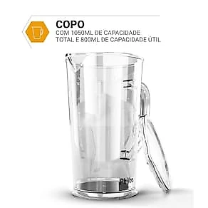 Mixer 2 em 1 PMX40A 400W com Copo 800ml e Liquidificador Squeeze 110V