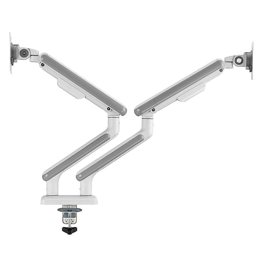 Suporte Para 2 Monitores Elements Aice Duo, Pistão a Gás, Articulado, Branco - 72131