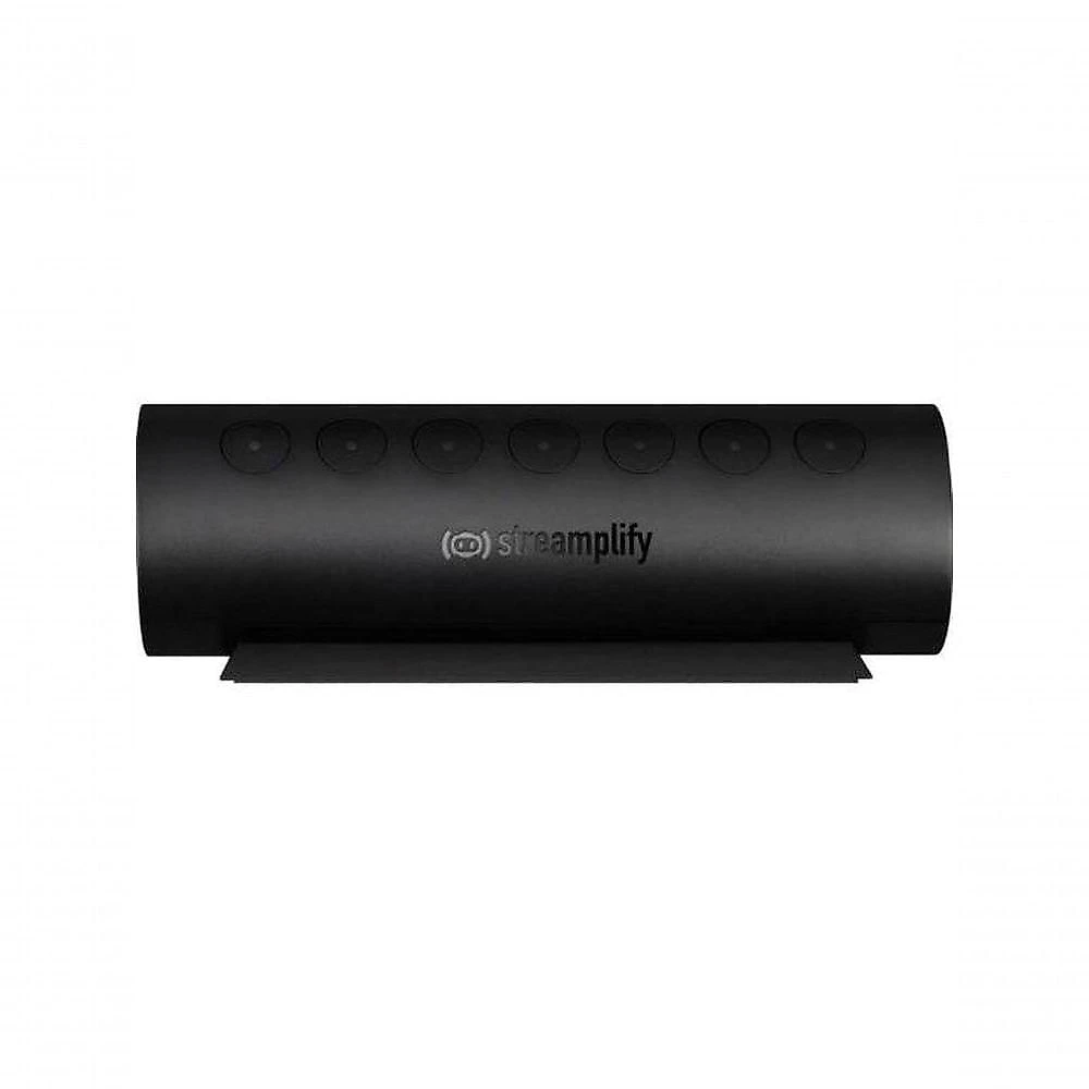 Hub USB Ctrl 7 com 7 Portas USB 3.0 e LED RGB Dinâmico Preto Streamplify