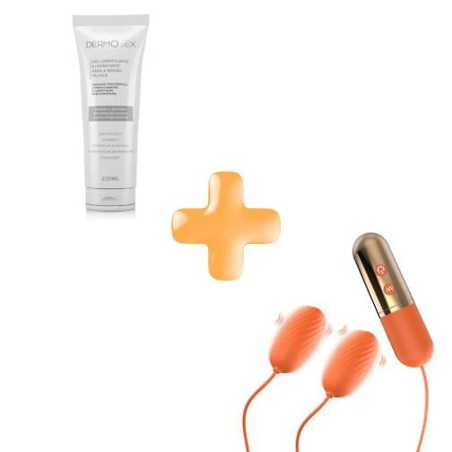 Miniatura Kit Vibrador + Lubrificante - Prazer Intenso