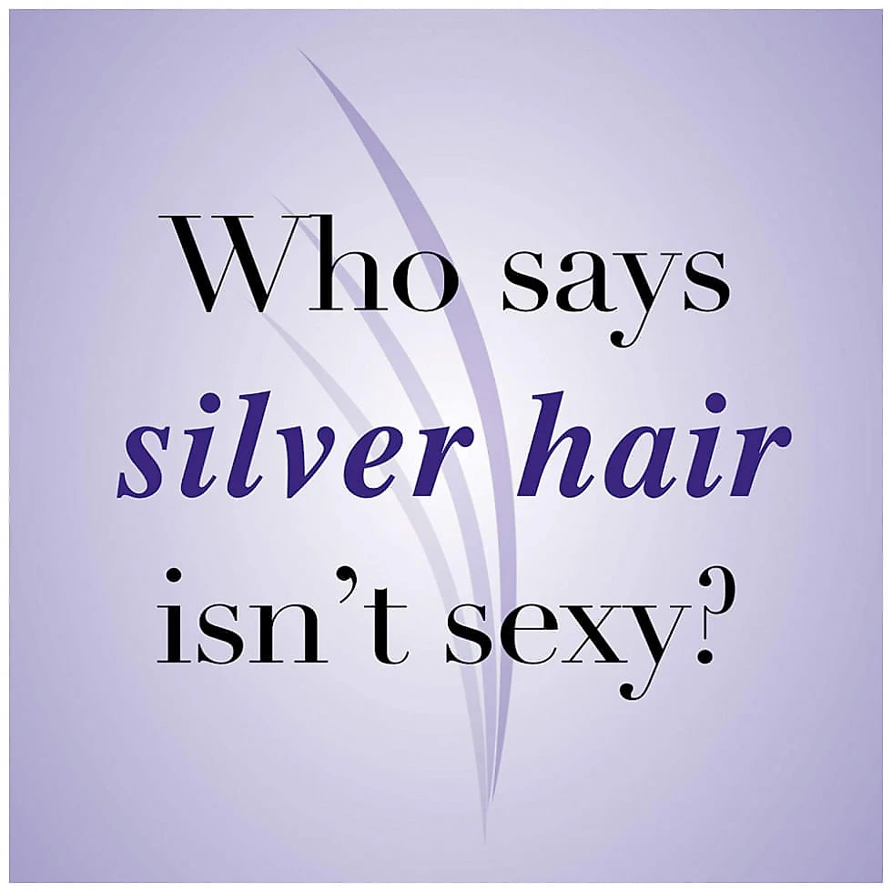 Jhirmack Silver Brightening Purple Shampoo and Conditioner Set for all types of silver grey and blonde hair