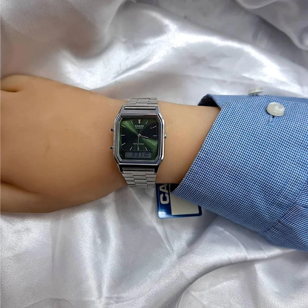 Miniatura Relógio Casio Vintage AQ-230A-3AMQYDF Prata