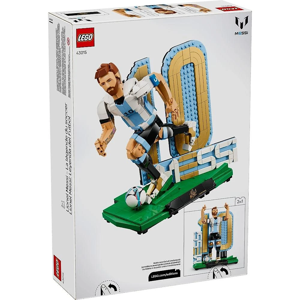Lego® editions - lenda do futebol: lionel messi azul