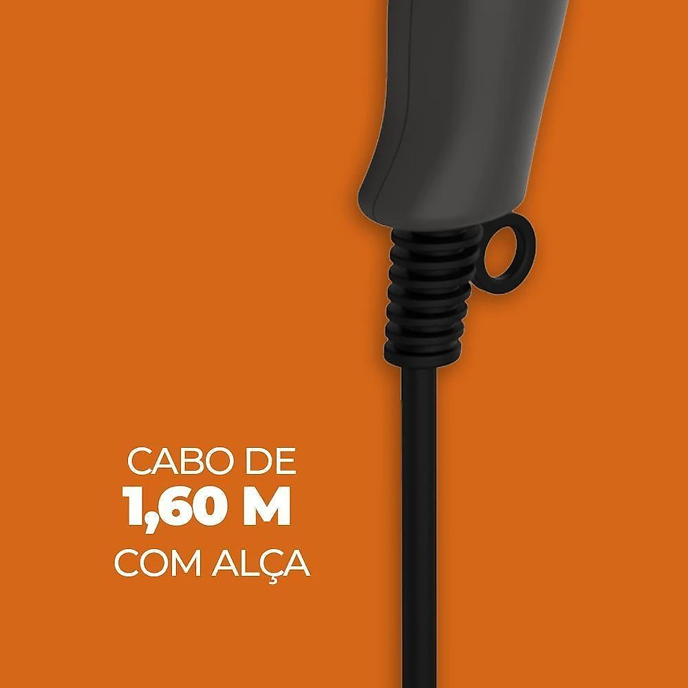 Secador de cabelos dobrável plié 1200w 2 velocidades cadence bivolt