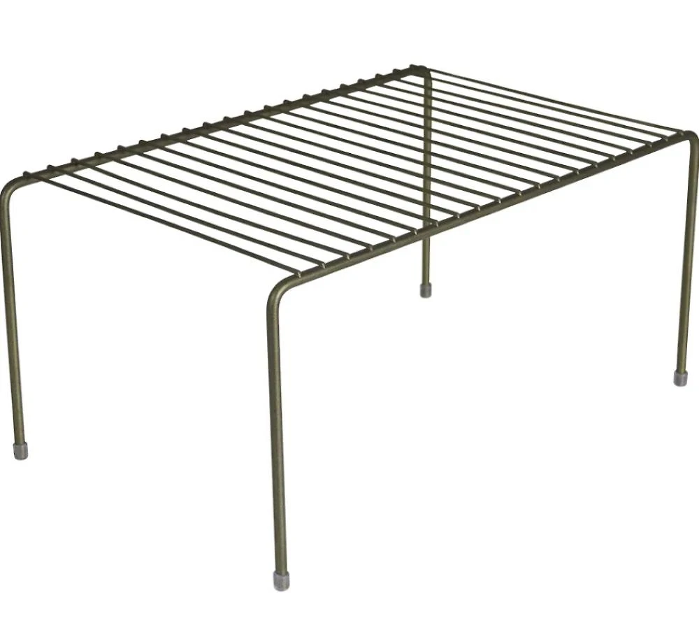 Organizador de armario balcão estante closets m metalizado oliva 990444 bel