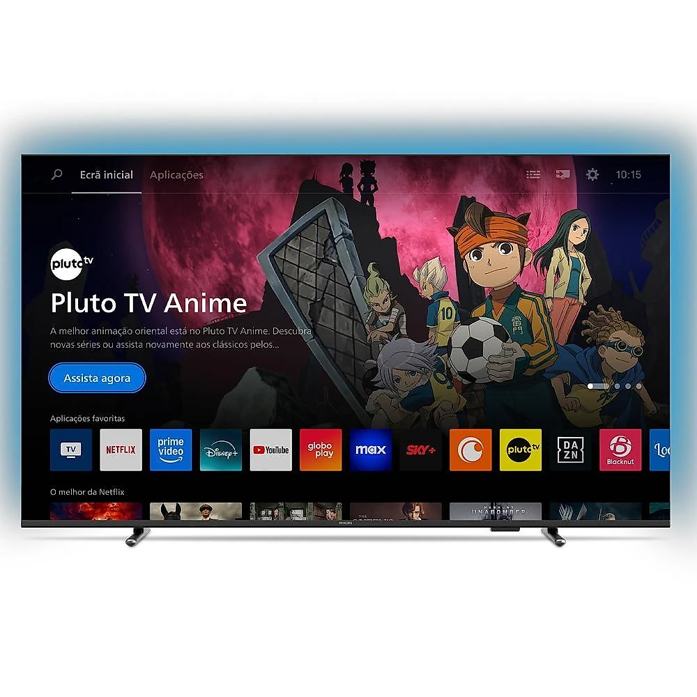Smart TV Philips 50 Polegadas 4K UHD com Ambilight - PUG8100/78