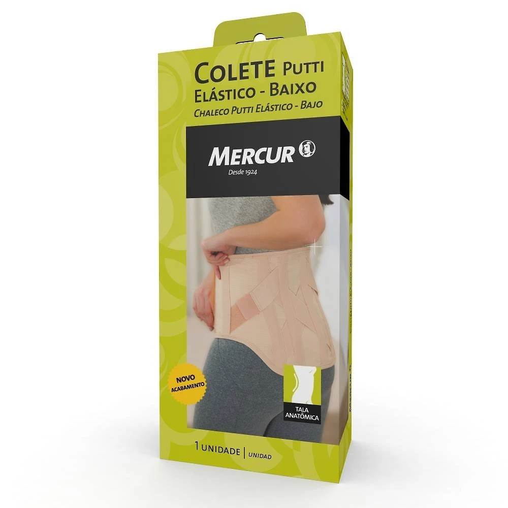 Colete Putti Elástico Mercur Modelado Baixo P
