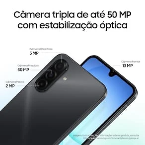 Miniatura Celular Samsung Galaxy A17 4G Tela 6.7" 128GB Super AMOLED Câmera Tripla 50MP Azul