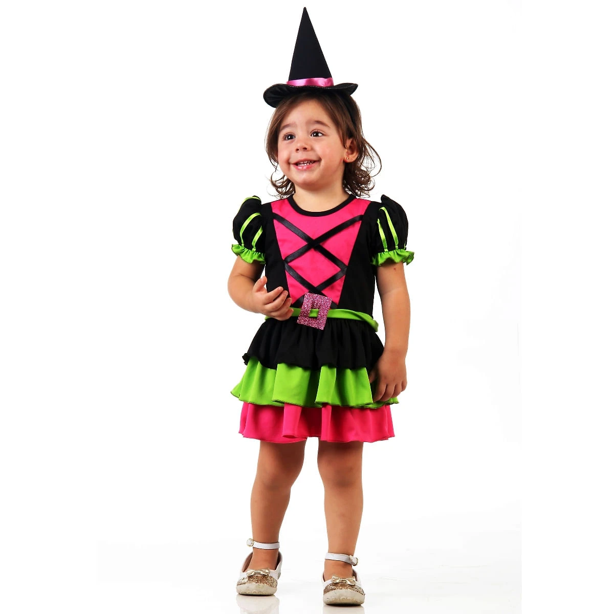 Fantasia Bruxa Divertida Bebê - Halloween