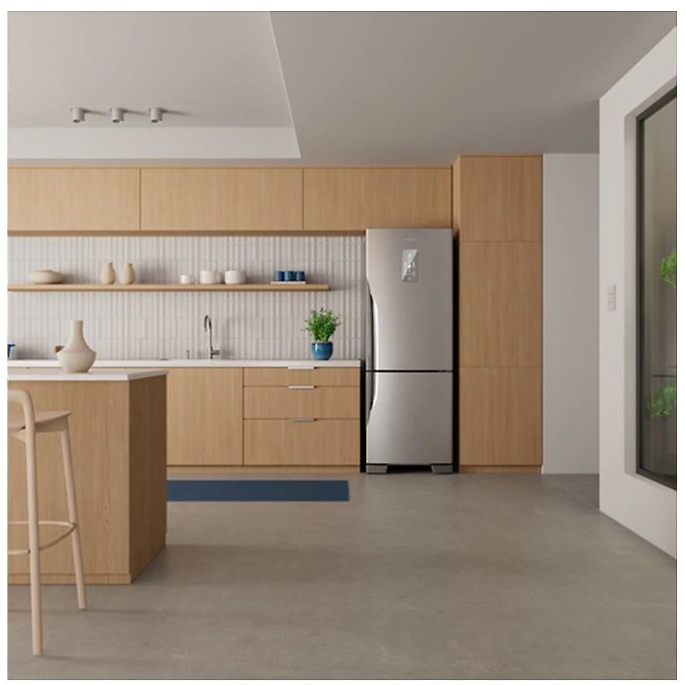 Refrigerador Bottom Freezer Inverter Panasonic de 02 Portas Frost Free com 511 Litros Aço Escovado - NR-BB71PV7X 110
