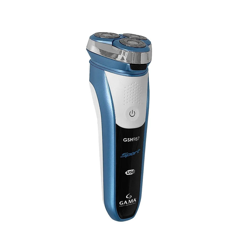 Barbeador ga.ma 3 lâminas gsh987 sport w&d usb bivolt