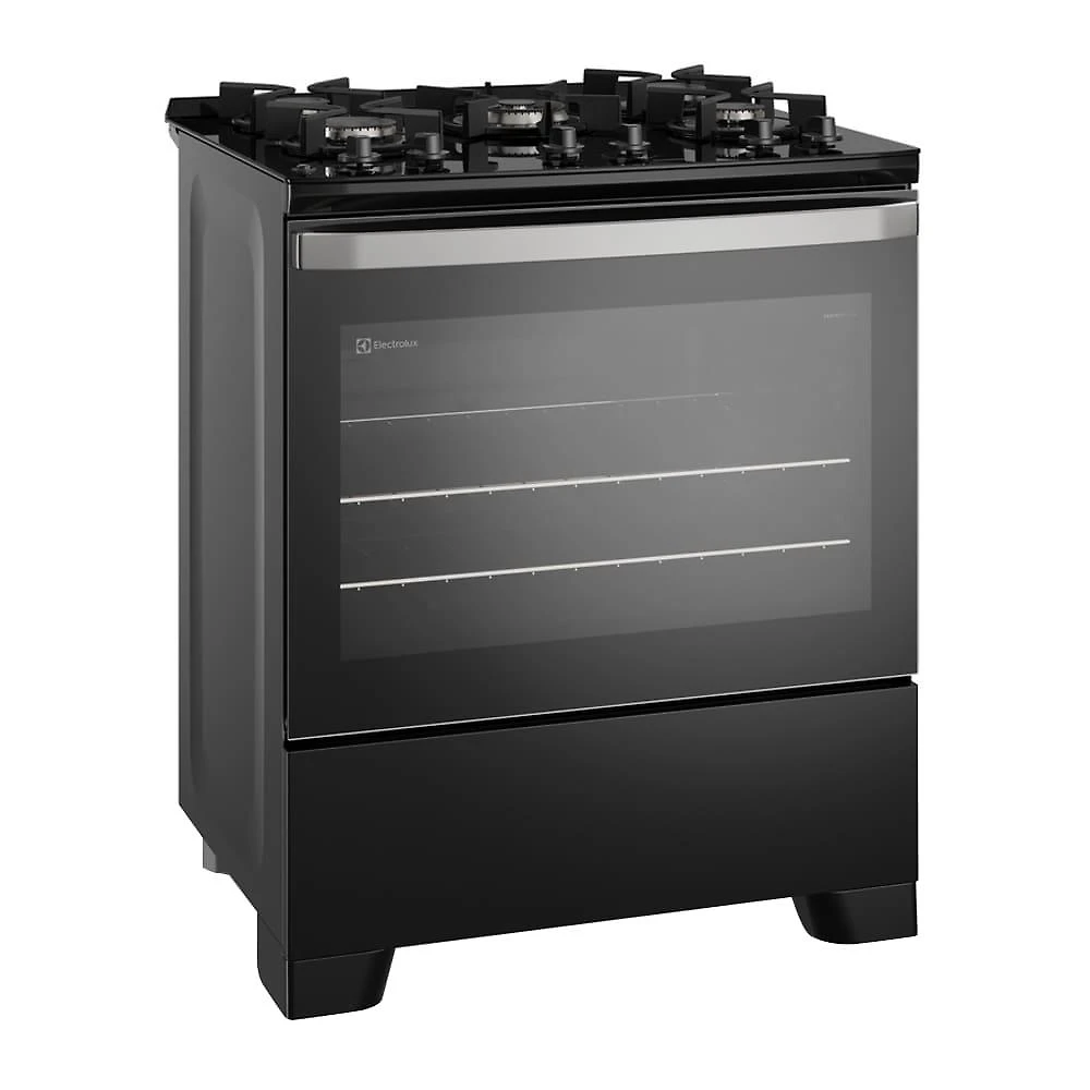 Fogão 5 bocas electrolux fe5gb efficient preto bivolt