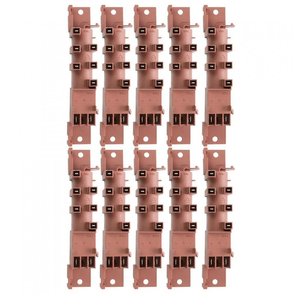 Kit Usina Para Cooktop De 5 Bocas - 10 Peças Vermelho Bivolt
