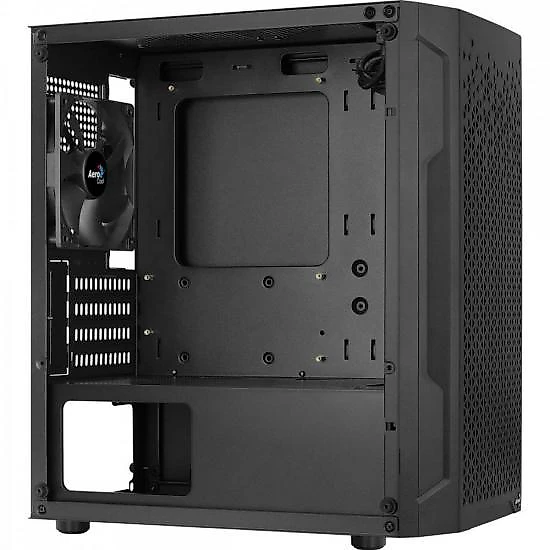 Gabinete gamer aerocool trinity mini preto lateral vidro
