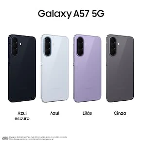 Miniatura Smartphone Samsung Galaxy A57 5G Tela 6.7" 128GB Câmera 50MP Azul