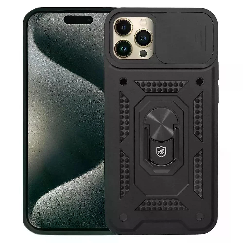 Kit Capa Dinamic Cam Protection E Pelicula Defender Pro Privacidade Para Iphone 15 Pro Max - Gshield