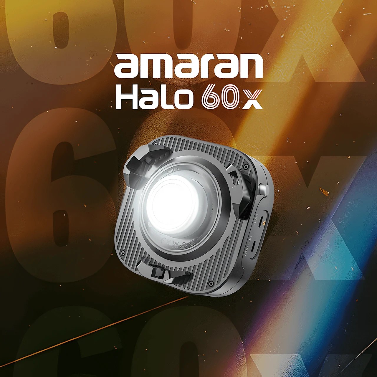 Iluminador LED Amaran Halo 60x Bi-Color 63W COB Monolight Bowens