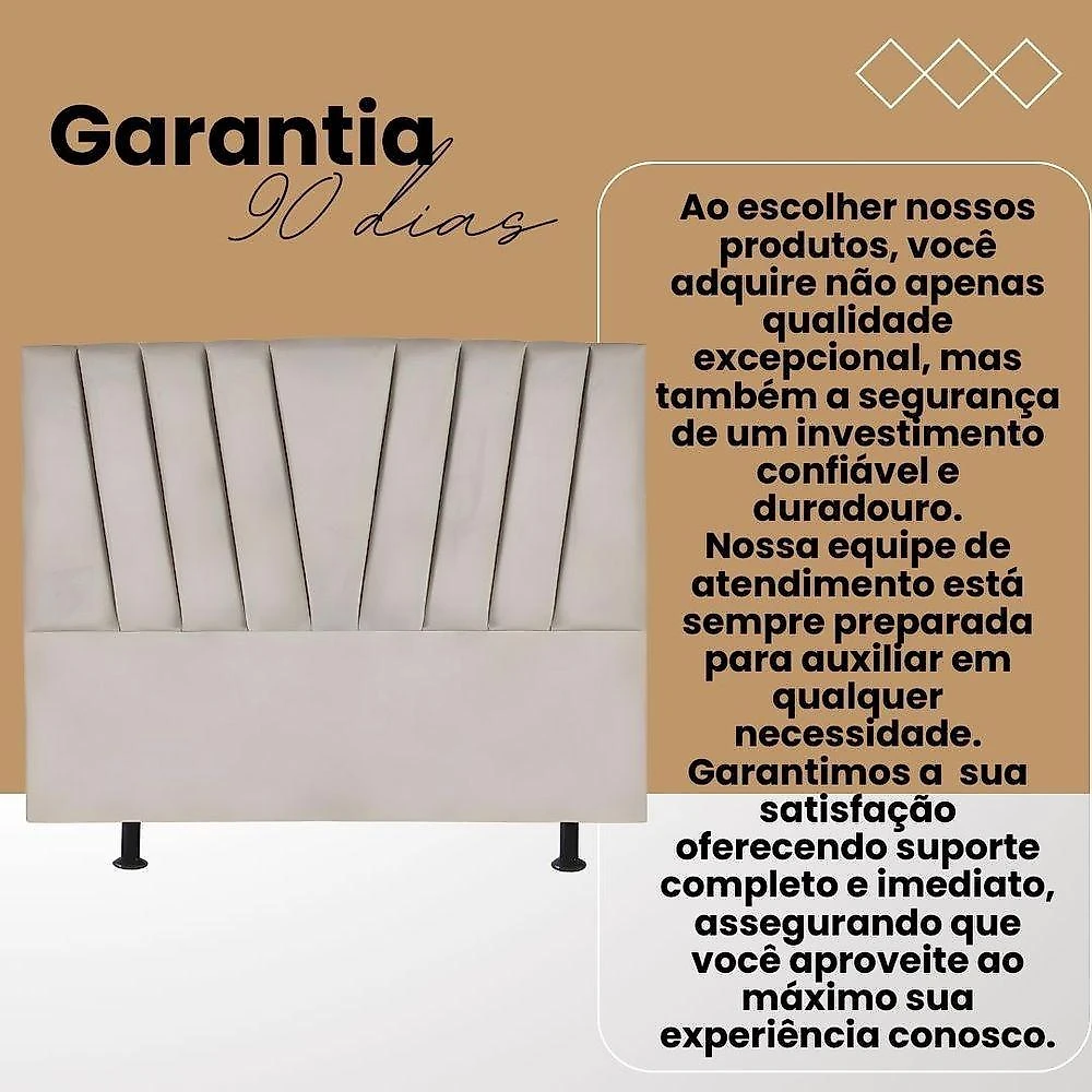 Cabeceira Estofada Solteirão 100 Cm Vivian Em Veludo E Frame Rosê