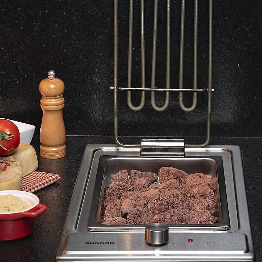 Cooktop Suggar Barbecue Ferro Fundido Inox 220v Ck0002ix Bivolt