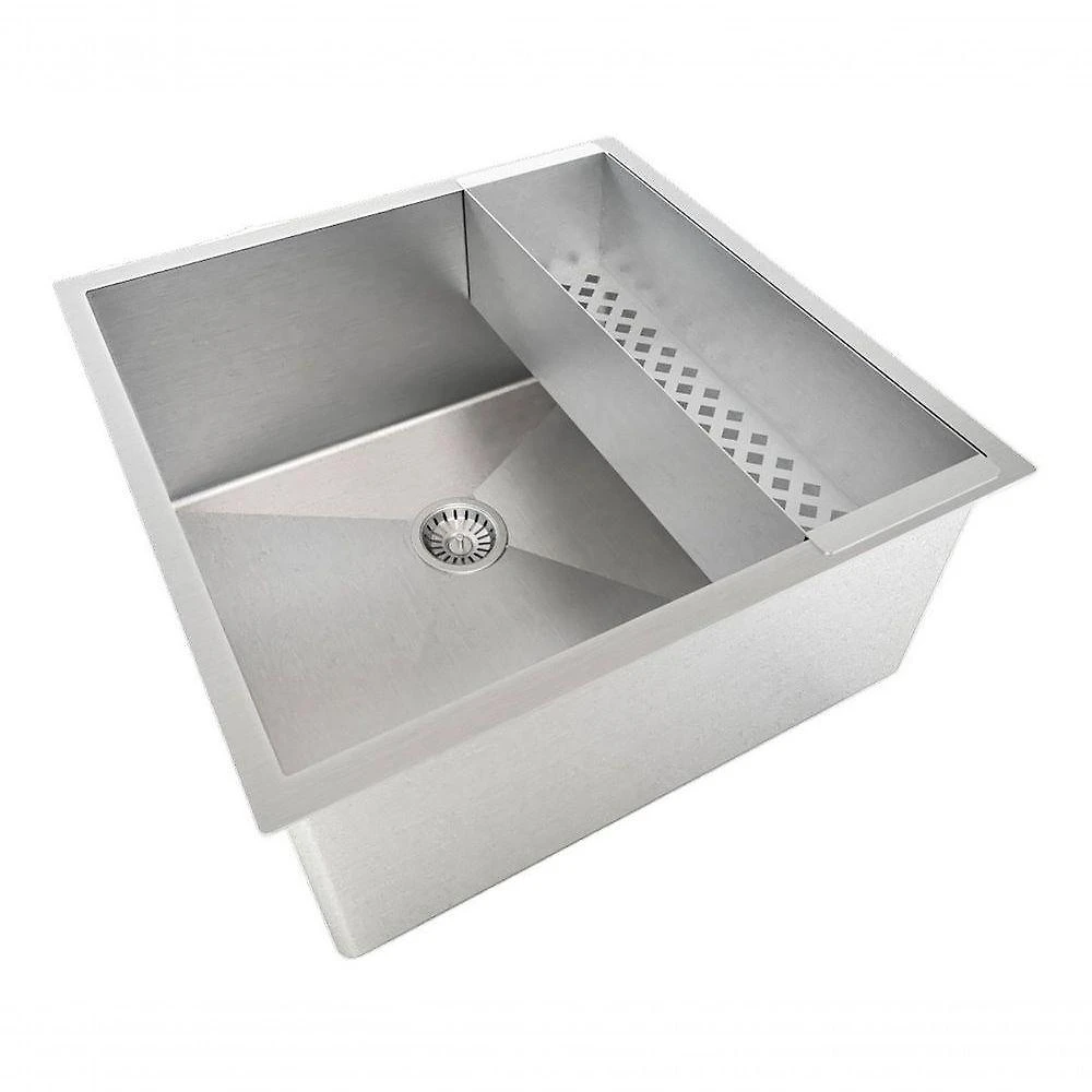 Conjunto Cuba 40X40 Inoxidavel Escorredor Área Gourmet