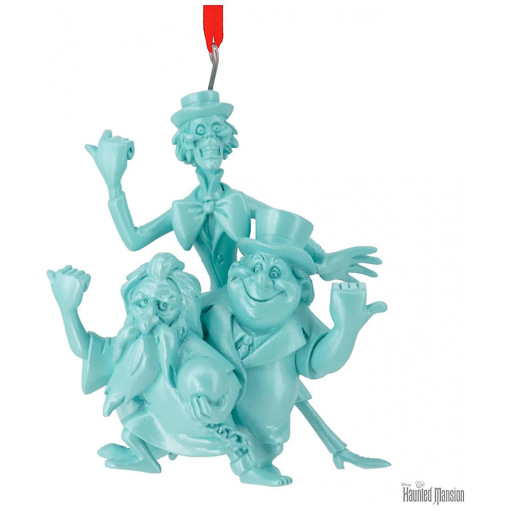 Enfeite de Natal Hallmark Disney The Haunted Mansion Hitchhiking Ghosts em Resina Multicolorido, 7,6 x 8,3 x 5 cm