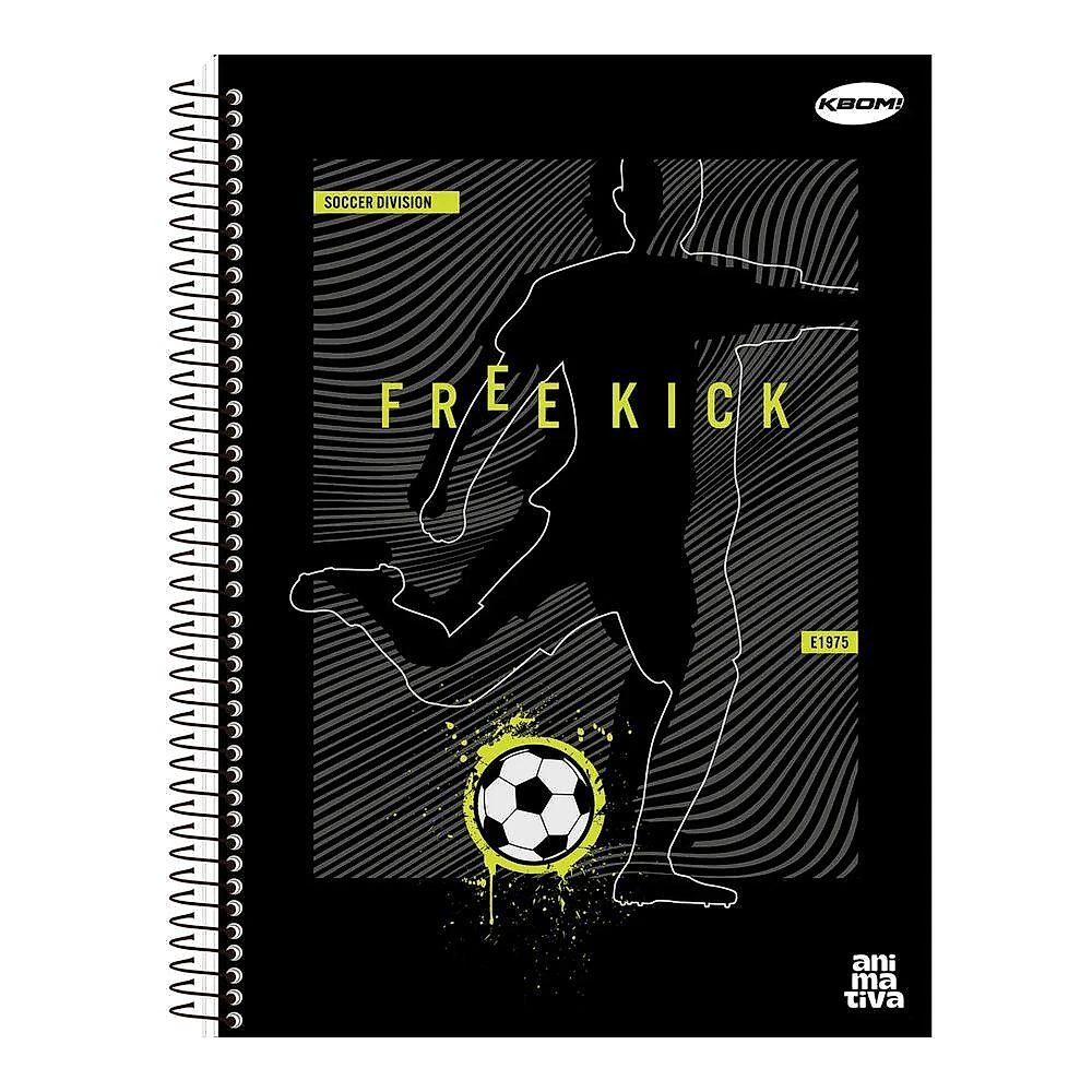 Caderno Espiral Capa Dura São Domingos Animativa 20 Matérias 400 Folhas Pautadas 200x275mm