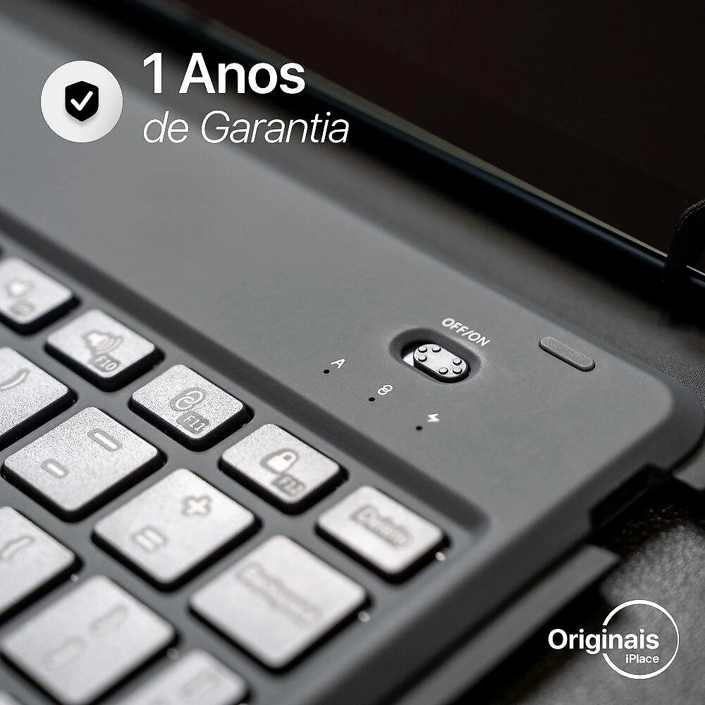 Capa iPad e Tablet com Teclado, Universal telas 9" a 11", Azul, Originais iPlace Capa iPad e Tablet com Teclado, Universal telas entre 9 e 11 polegadas, Azul, Originais iPlace