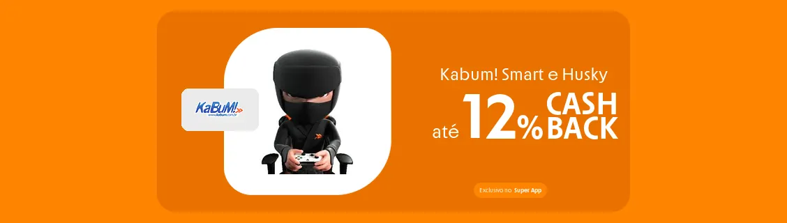KABUM com até 7% de cashback