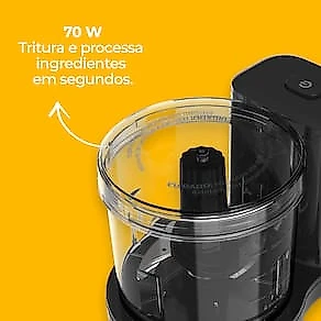 Mini Processador Cadence MPR530 Mini Crush 280ml - Preto 110V