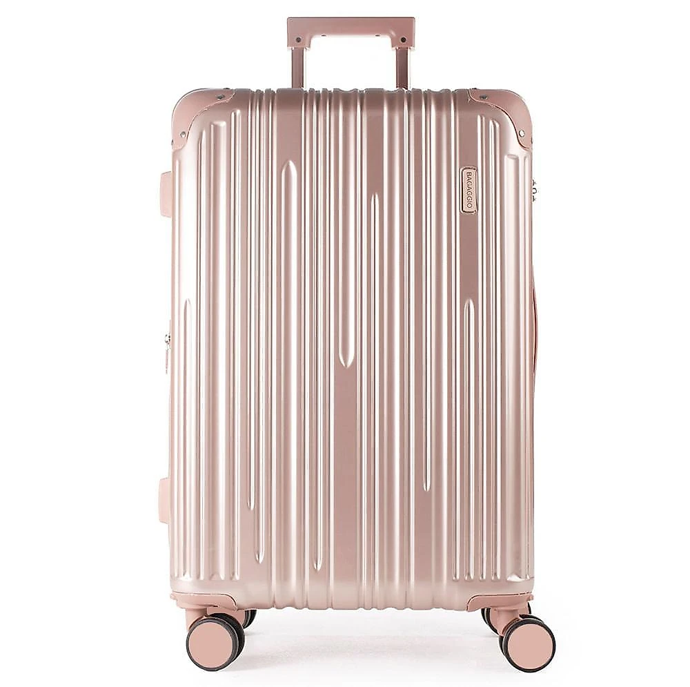 Mala média 23 kg policarbonato 4 rodas 26" monte carlo rosé m