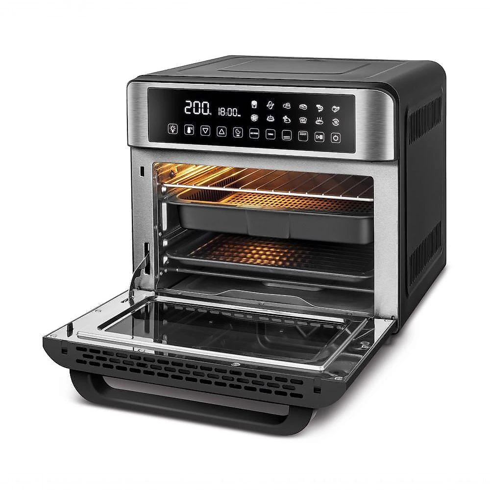 Fritadeira Air Fryer Forno Oven Digital 25L Mondial Preto Inox 2000W - AFO-25L-BI 220V 60Hz