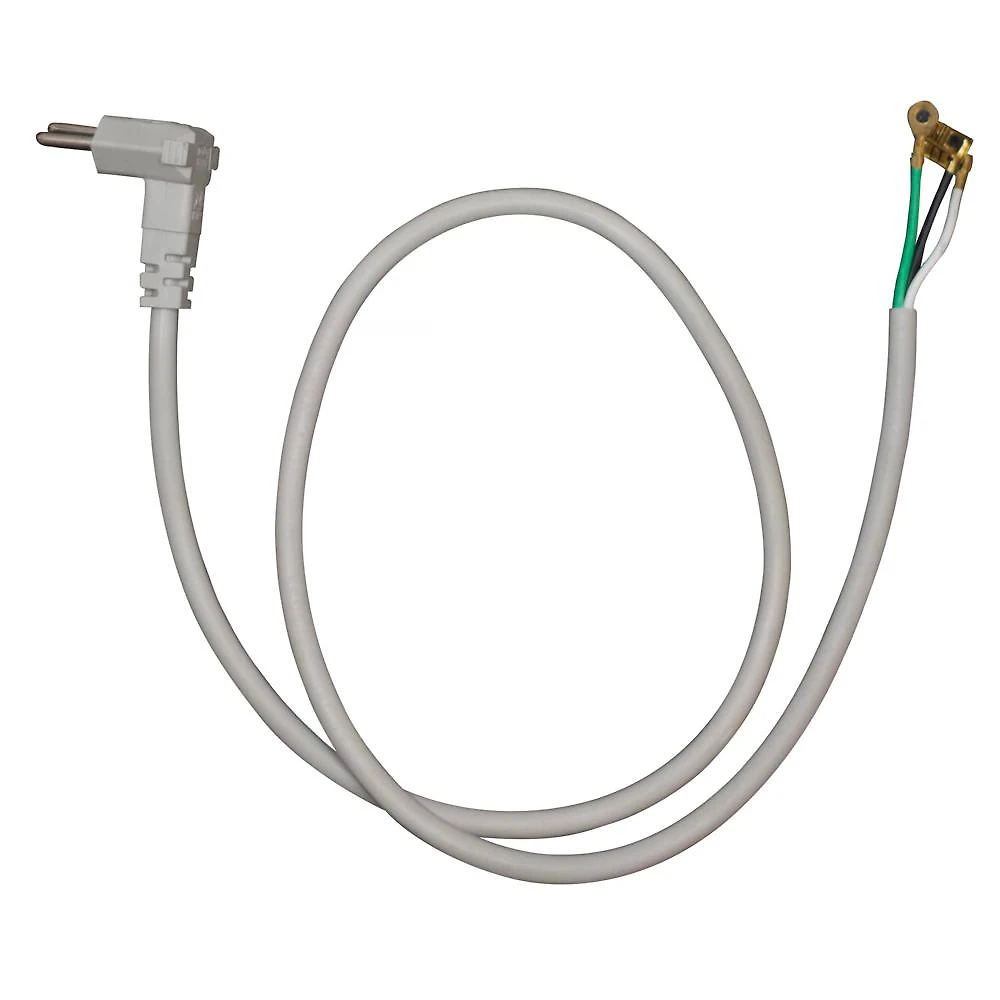 Cabo Força Universal 1 Metro Plug 90º 2P Com Terminal Para  Ar Condicionado