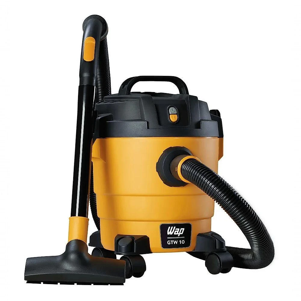 Aspirador de Água e Pó Portátil WAP GTW 10 1400W 10L Amarelo 110V