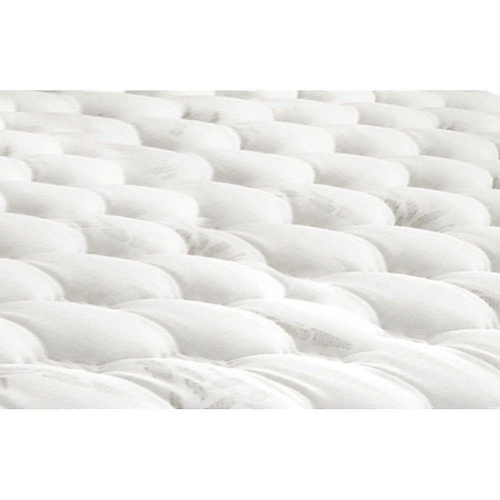 Cama Box Solteiro: Colchão Molas Pocket Ensacadas Castor Silver Star Air + Base Crc Suede Clean (88x188)