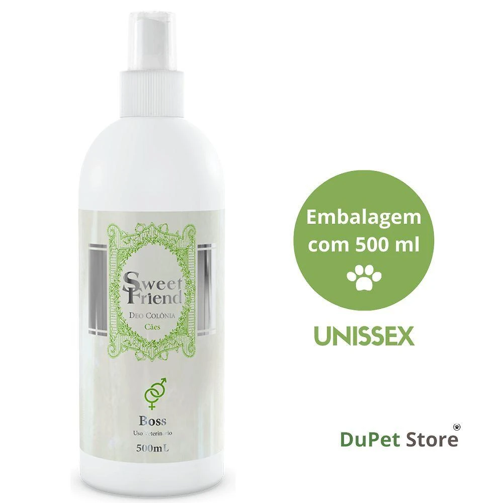 Deo Colônia Boss Sweet Friend Unissex para Pets 500ML