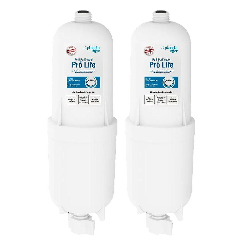 Refil de Filtro de Água Planeta Água Pró Life 1013A para Purificador Soft Everest 4000L