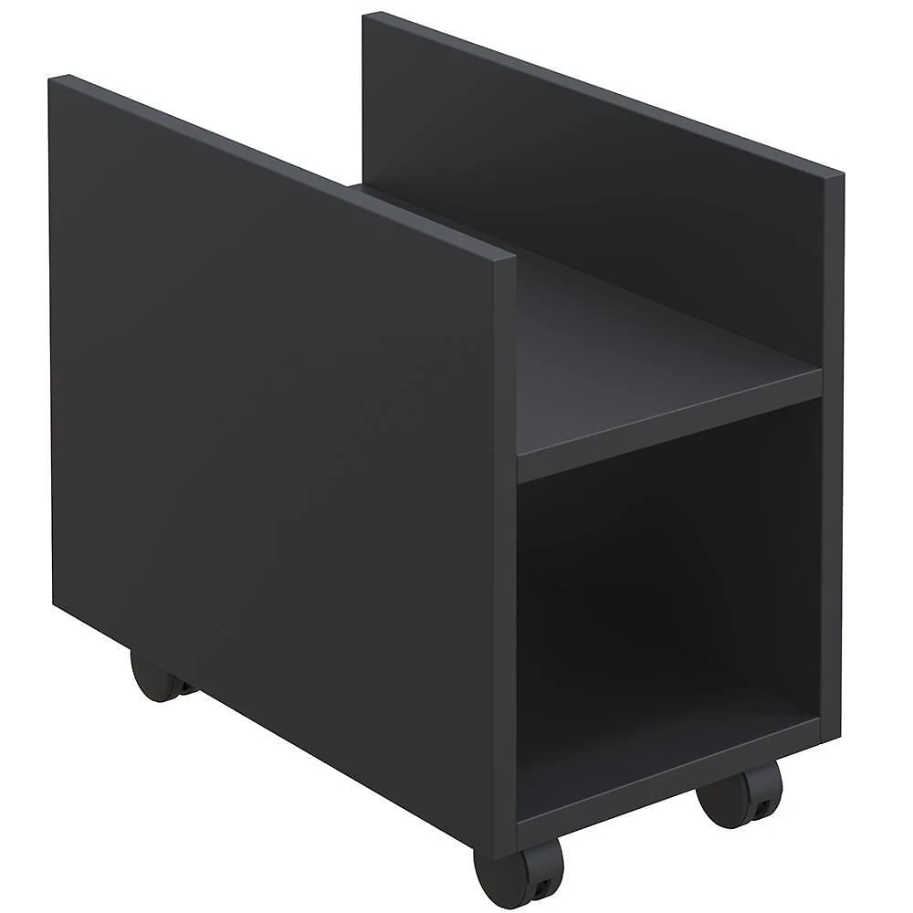 Suporte Para Cpu E Nobreak Com Rodízios Guide L03 Preto