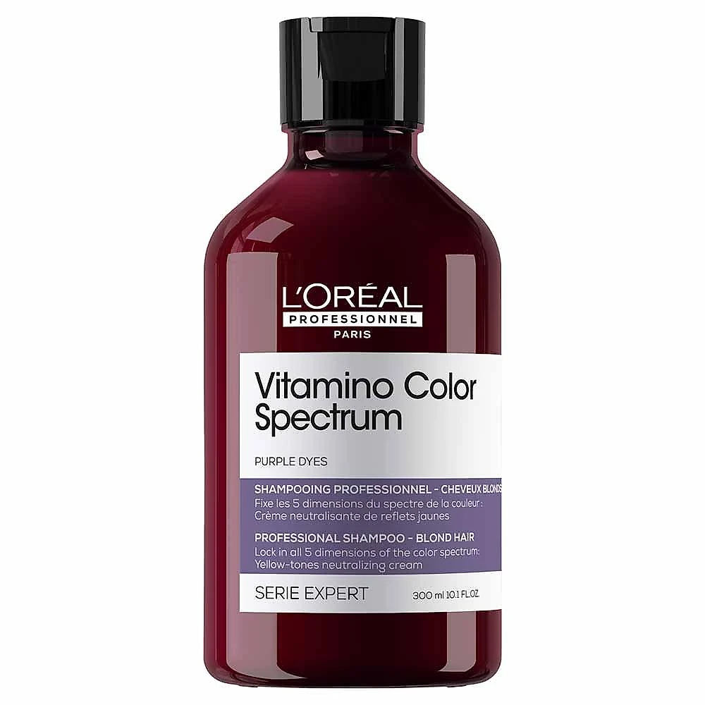 Shampoo l'oréal professionnel vitamino color spectrum matizador tons amarelados 300ml