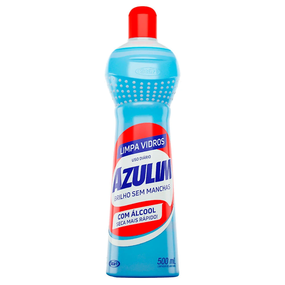 Limpa Vidros Azulim com Álcool 500ml