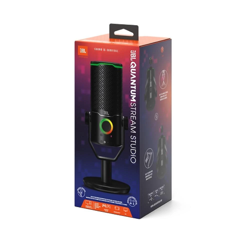 Microfone JBL, Quantum Stream Studio, Preto