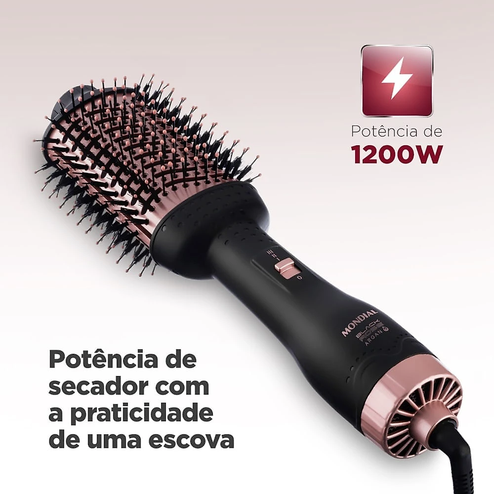 Escova Secadora Argan Mondial ES-14-BI BIV