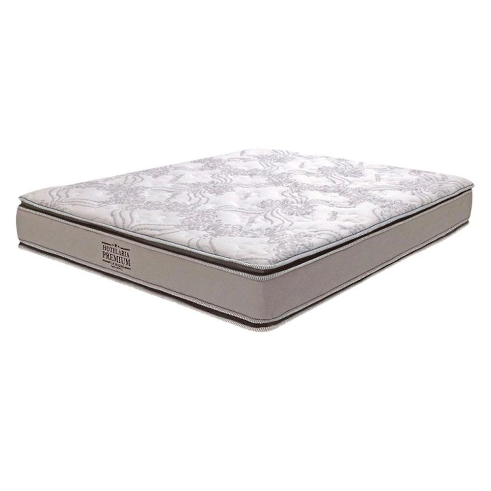 Colchão Queen Molas Ensacadas Four Season Pillow Top Branco Vtech