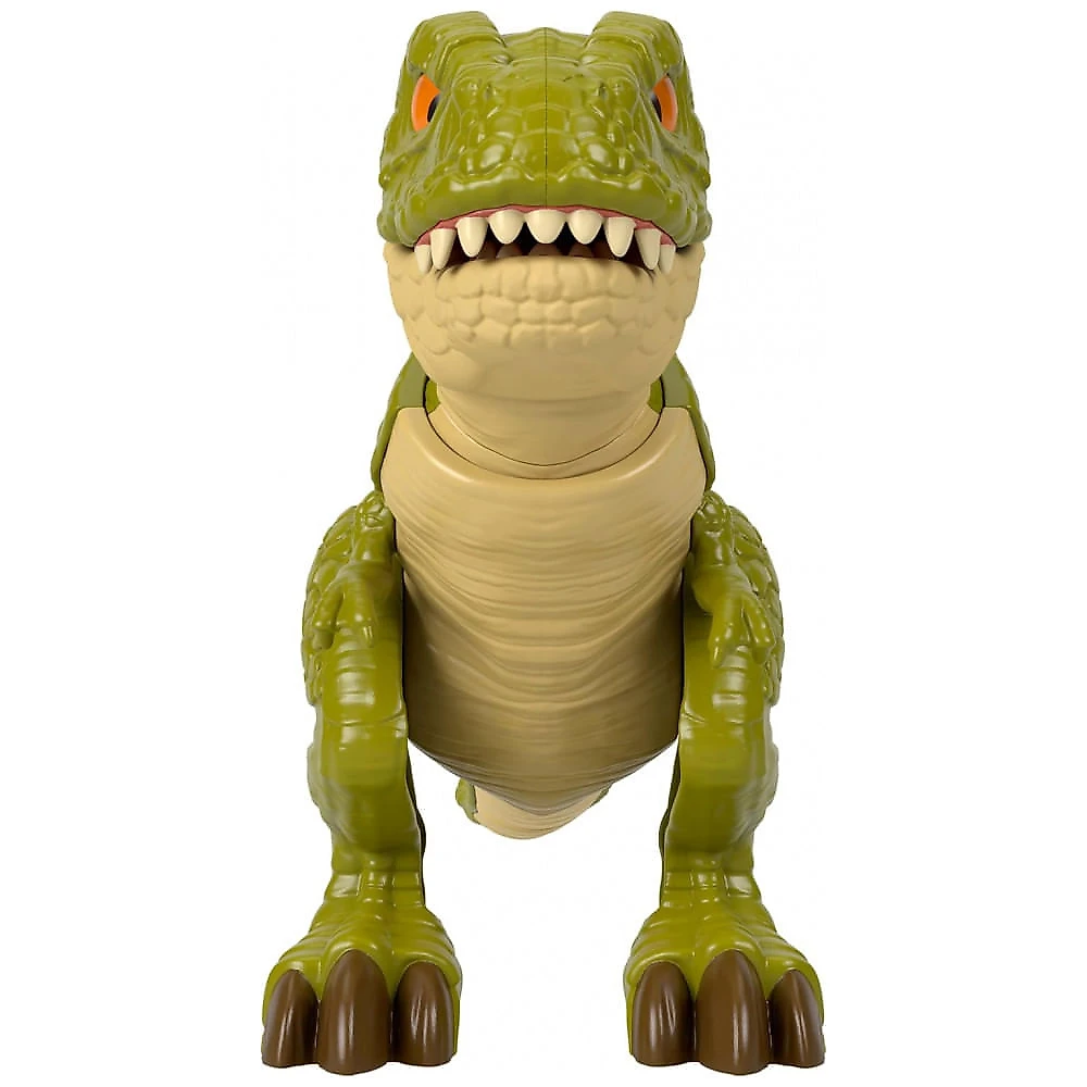 Boneco de Ação de Dinossauro Fisher-Price Imaginext Jurassic World com Movimento Ativado por Crianças, Brinquedo de Dinossauro Tiranossauro Rex