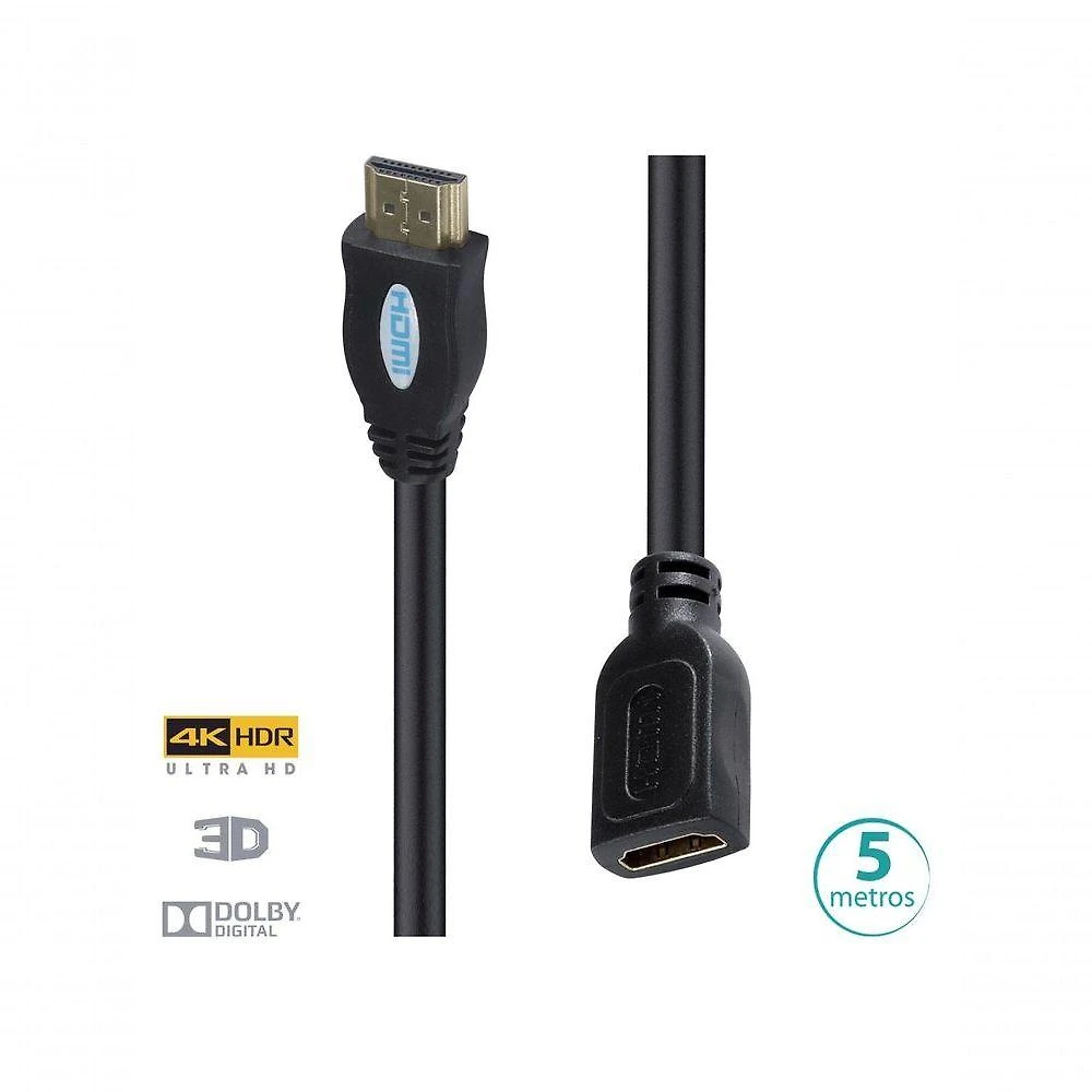 Cabo Extensor HDMI H20F-5 2.0 4K Ultra HD com Ethernet 5 METROS Vinik