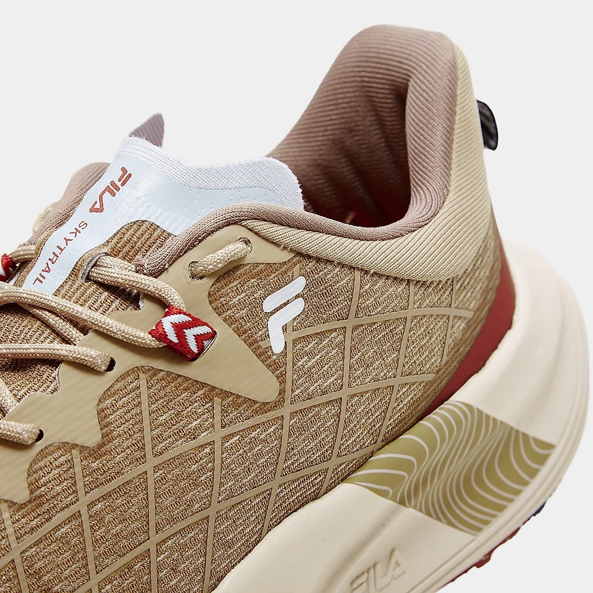 Tênis Fila Racer Skytrail Feminino Bege+Verde - 33
